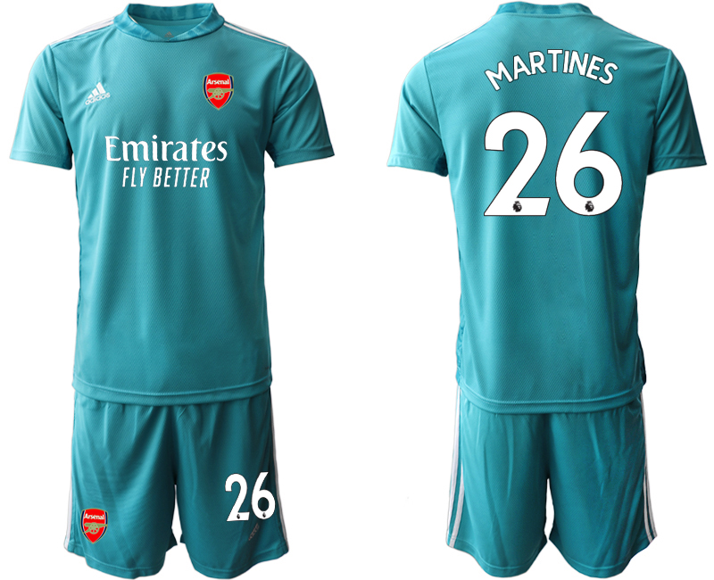 Men 2020-2021 club Arsenal blue goalkeeper #26 Soccer Jerseys1->->Soccer Club Jersey